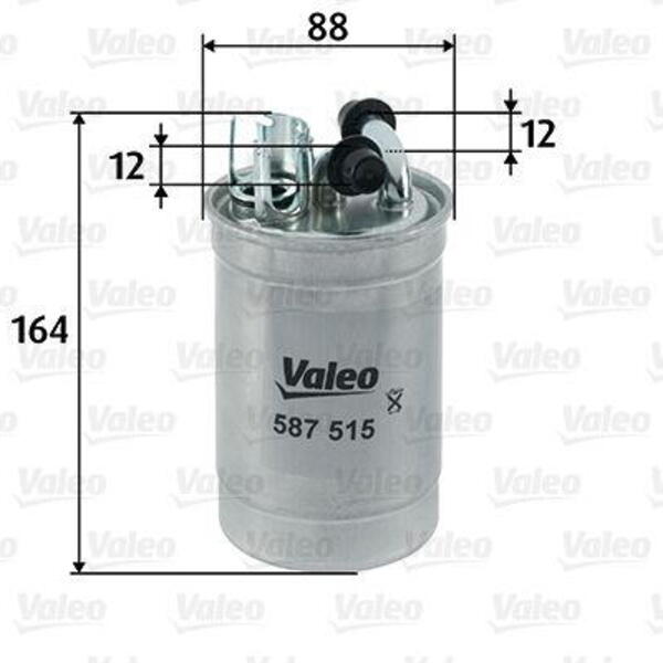 Palivový filtr VALEO 587515