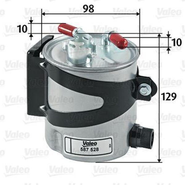 Palivový filtr VALEO 587528