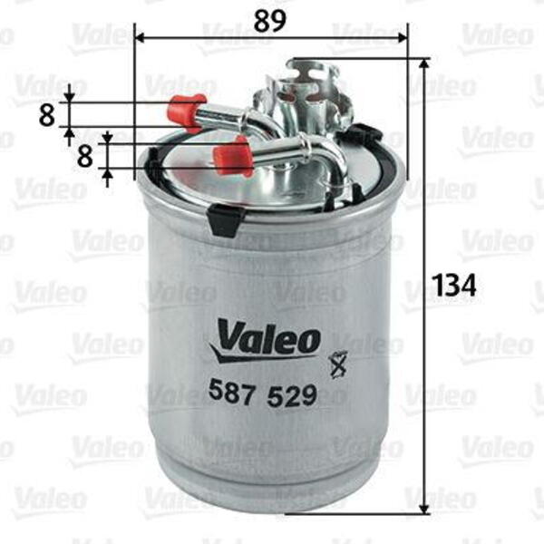 Palivový filtr VALEO 587529