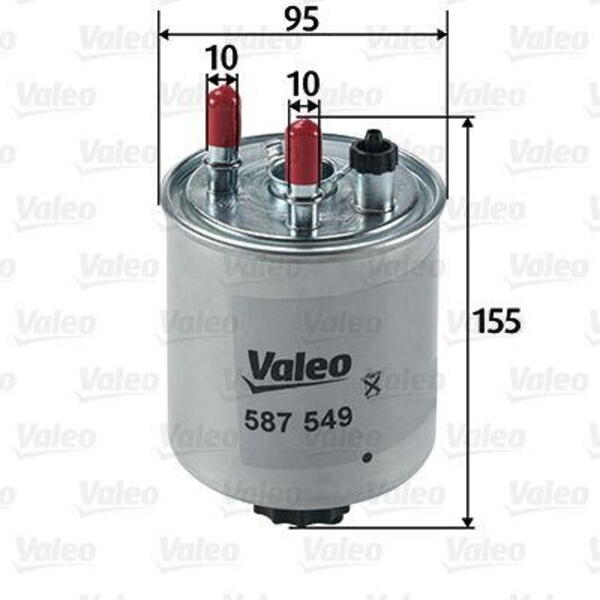 Palivový filtr VALEO 587549