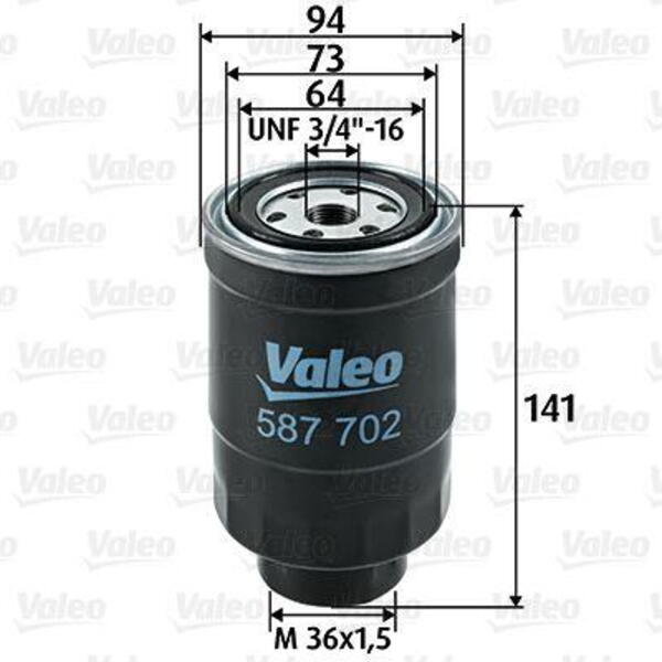 Palivový filtr VALEO 587702