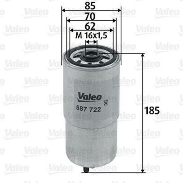 Palivový filtr VALEO 587722