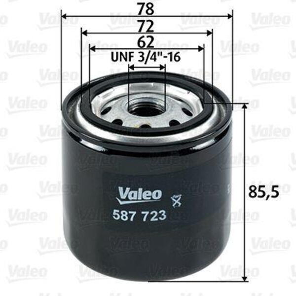 Palivový filtr VALEO 587723