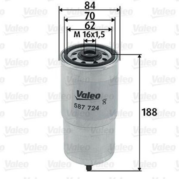 Palivový filtr VALEO 587724