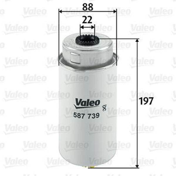 Palivový filtr VALEO 587739