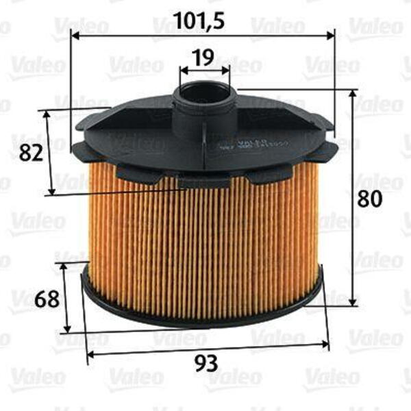 Palivový filtr VALEO 587905