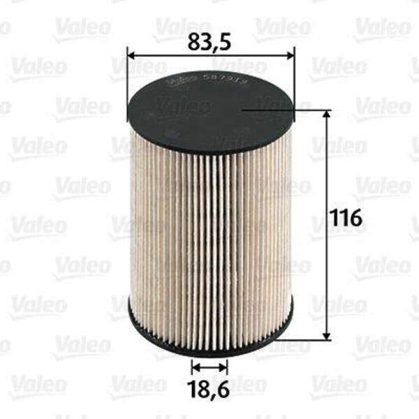 Palivový filtr VALEO 587919