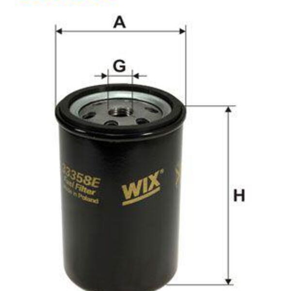 Palivový filtr WIX FILTERS 33358E