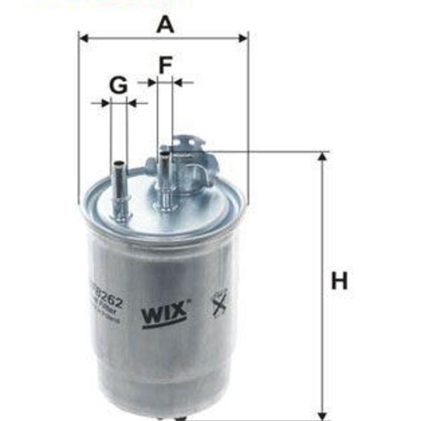 Palivový filtr WIX FILTERS WF8262