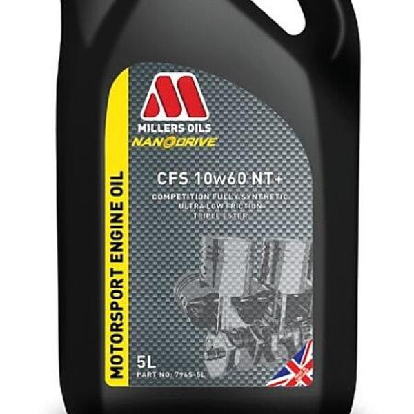Plně syntetický motorový olej Nanodrive NT+ Millers Oils CFS 10w60 NT+ 5 L 79655 ()