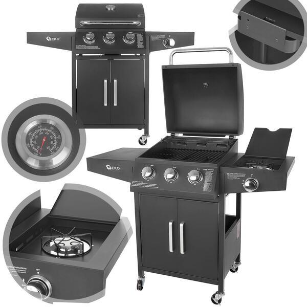 PLYNOVÝ GRIL SE 4 HOŘÁKY (3+1) 11,6KW G80515