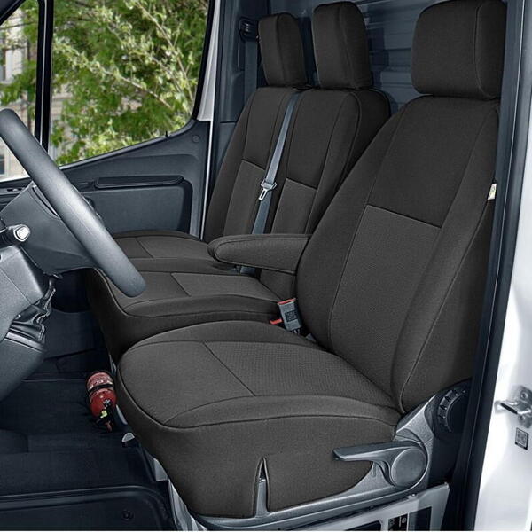 Přesné autopotahy Mercedes Sprinter 2018- (1+2)