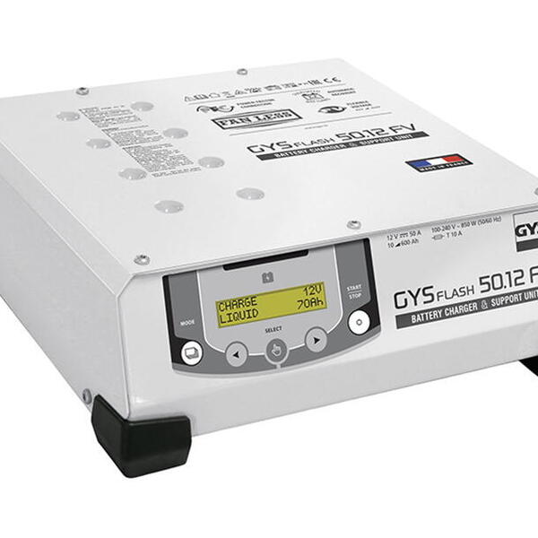 Profesionální invertorová nabíječka GYSFLASH 50.12 HF FV 12V 50A