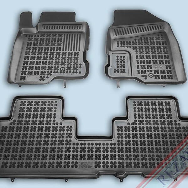 Rezaw Plast Gumové koberce Chevrolet CAPTIVA 2006- se zvýšeným okrajem