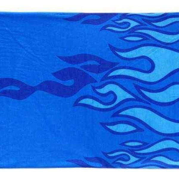 TWOEIGHTFIVE multifunkční šátek na krk Blue Flame, modré plameny