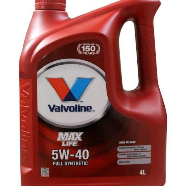Valvoline Maxlife 5W-40 4 l
