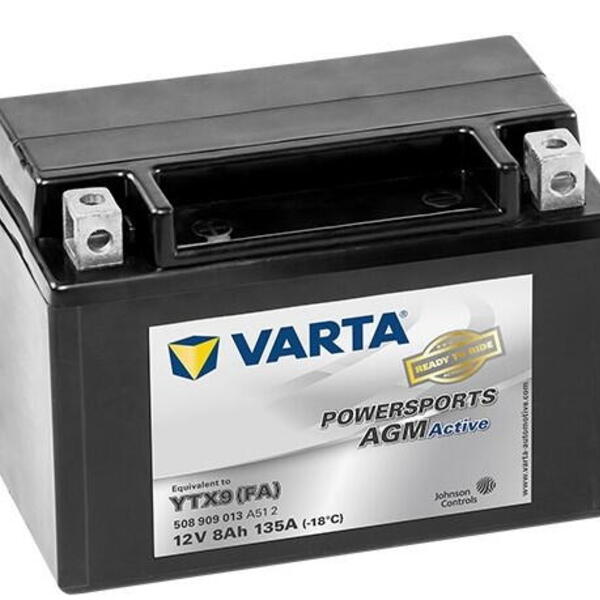 VARTA Powersports AGM 12V 8Ah 135A, 508 909 013