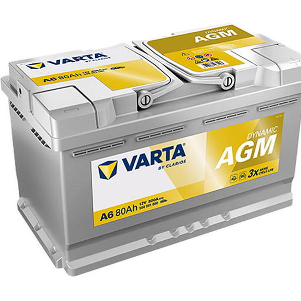 VARTA Silver Dynamic AGM 12V 80Ah 800A 580 901 080