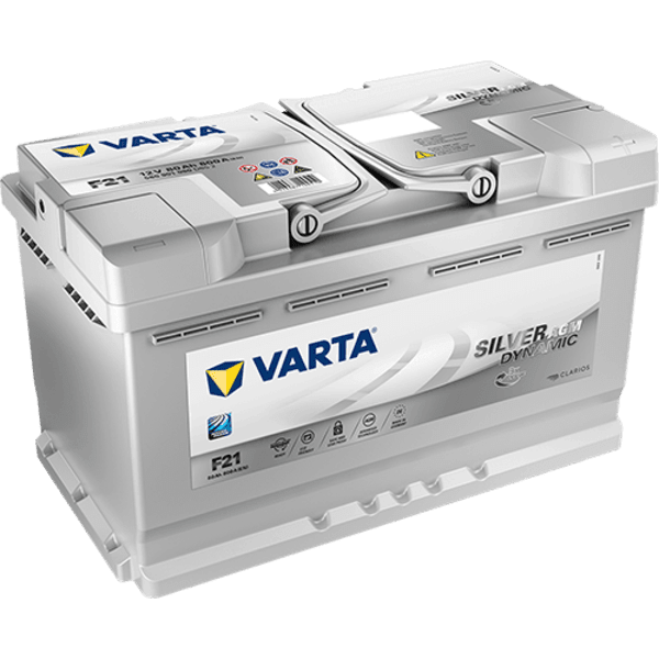 Varta Silver Dynamic AGM Start-Stop 12V 80Ah 800A 580 901 080, F21  nabitá autobaterie + r