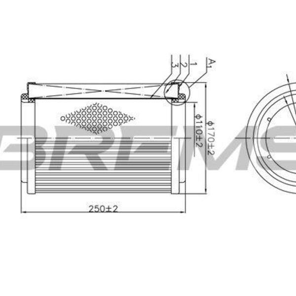 Vzduchový filtr BREMSI FA1177