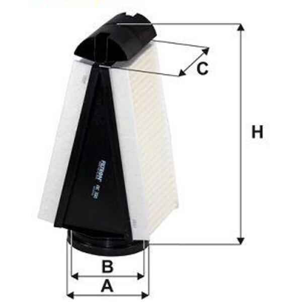 Vzduchový filtr FILTRON AK 381