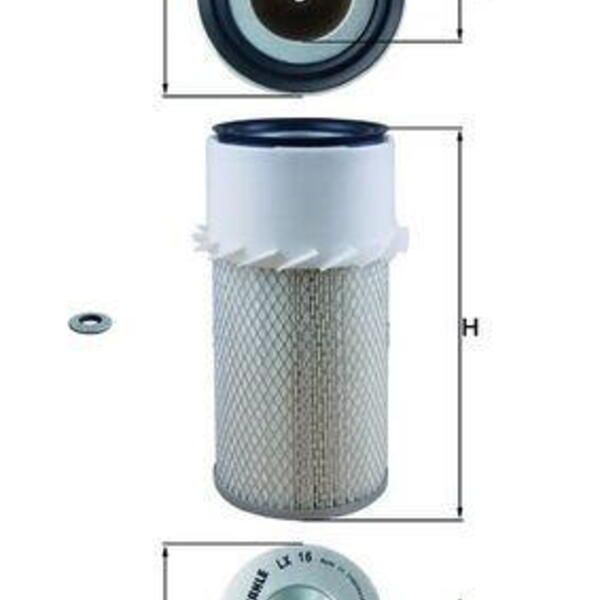 Vzduchový filtr MAHLE LX 16