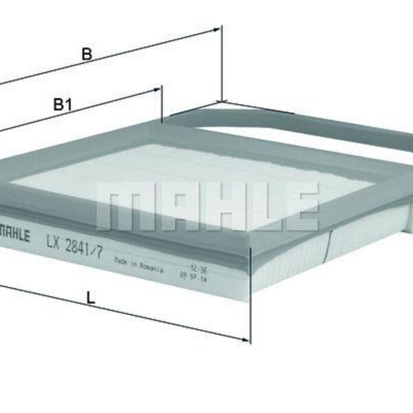 Vzduchový filtr MAHLE LX 2841/7