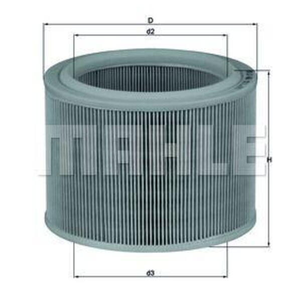 Vzduchový filtr MAHLE LX 486