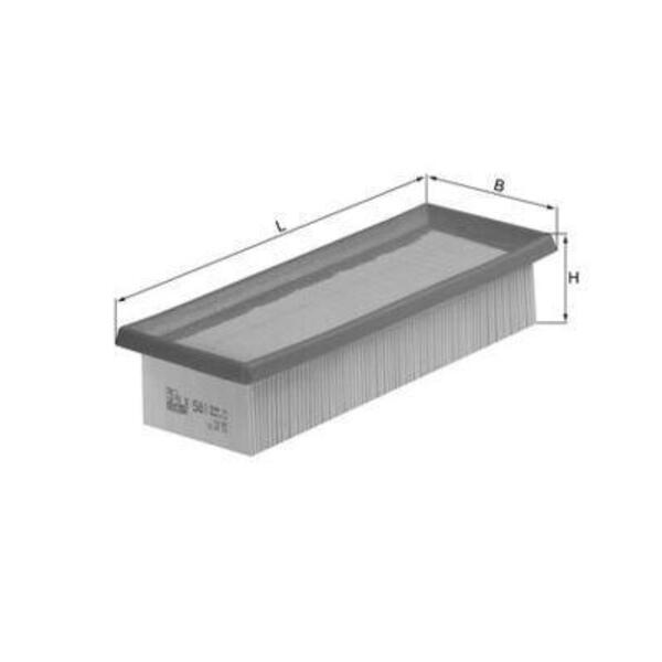 Vzduchový filtr MAHLE LX 581