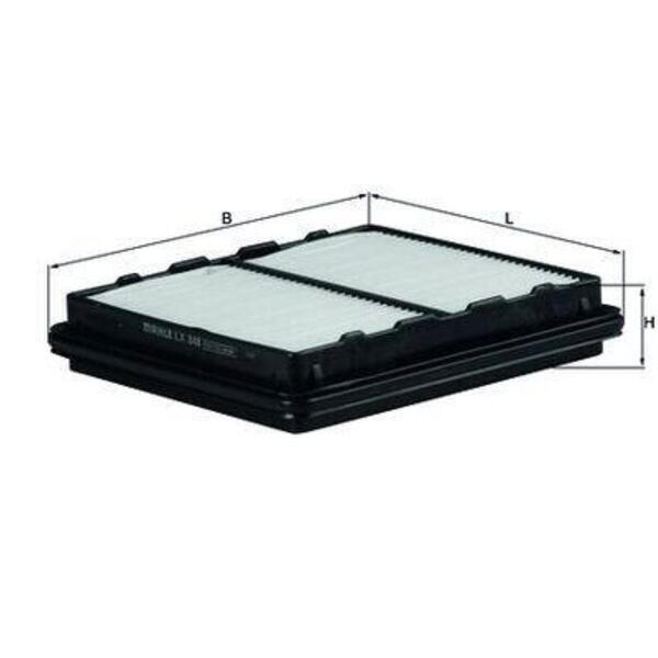 Vzduchový filtr MAHLE LX 848