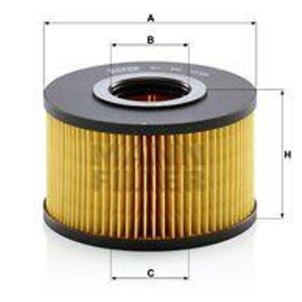 Vzduchový filtr MANN-FILTER C 15 015