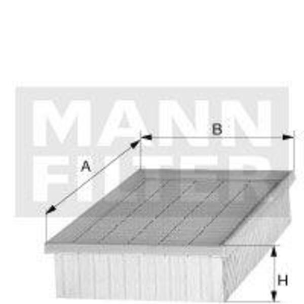Vzduchový filtr MANN-FILTER C 22 033/1