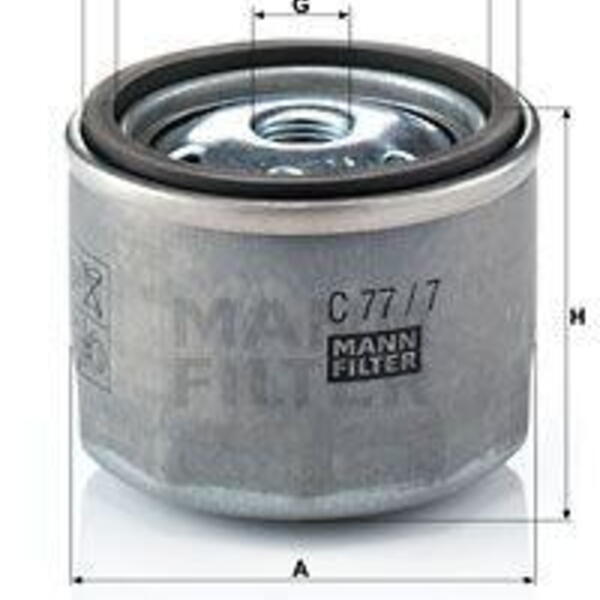 Vzduchový filtr MANN-FILTER C 77/7