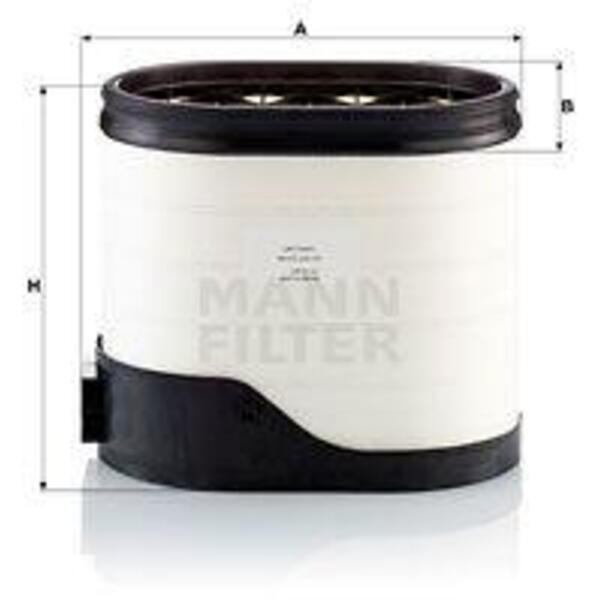 Vzduchový filtr MANN-FILTER CP 38 001 CP 38 001
