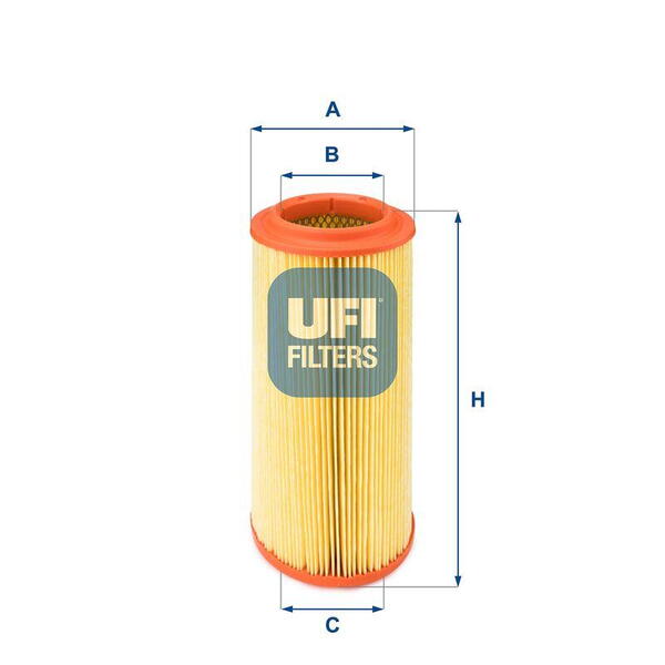 Vzduchový filtr UFI 27.257.00