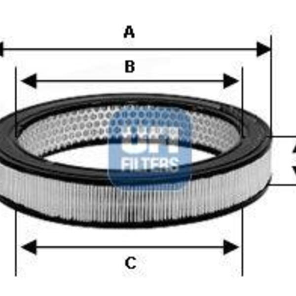 Vzduchový filtr UFI 27.719.00