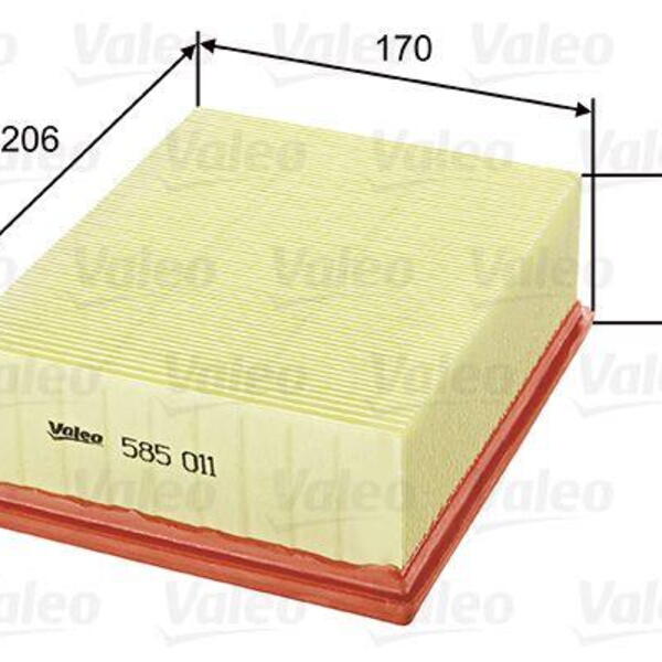 Vzduchový filtr VALEO 585011