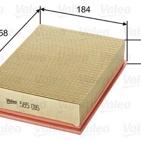 Vzduchový filtr VALEO 585016