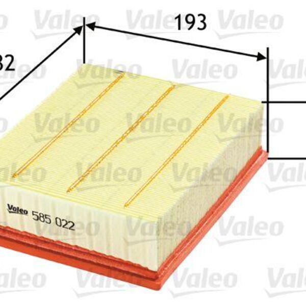 Vzduchový filtr VALEO 585022