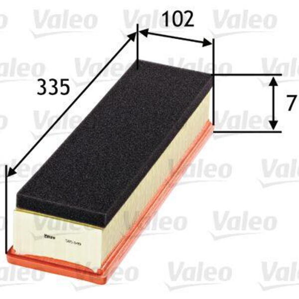 Vzduchový filtr VALEO 585049