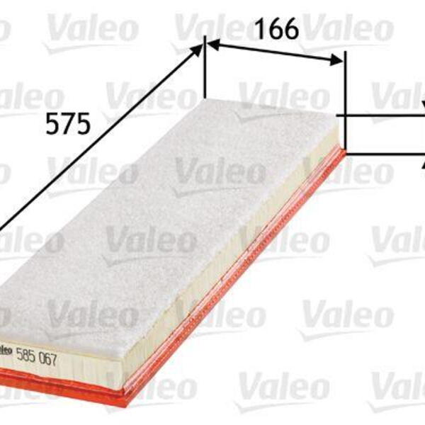 Vzduchový filtr VALEO 585067