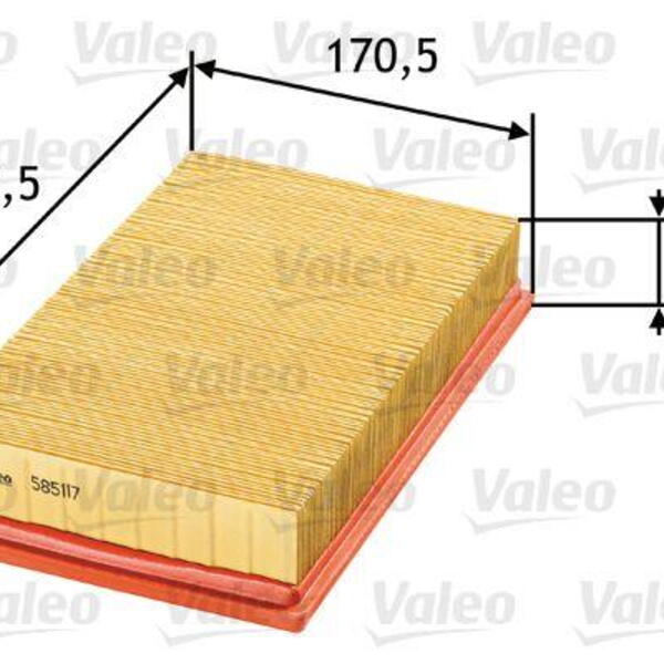 Vzduchový filtr VALEO 585117