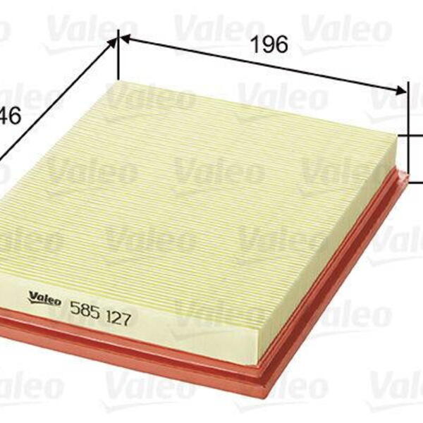 Vzduchový filtr VALEO 585127