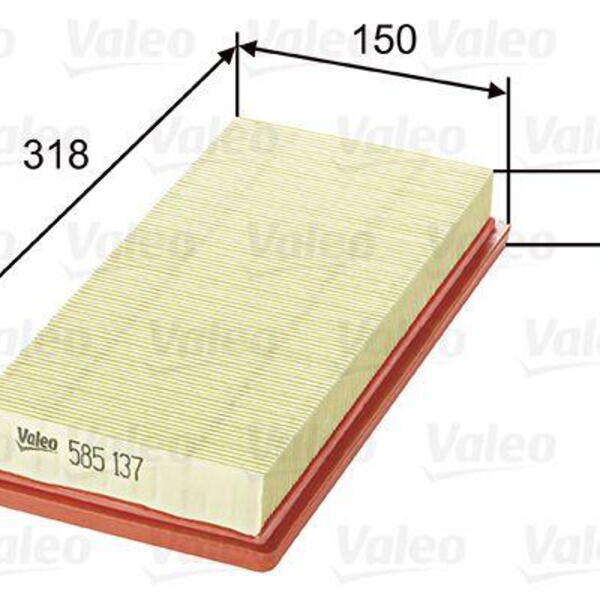 Vzduchový filtr VALEO 585137
