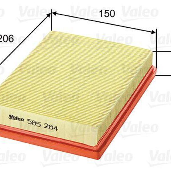 Vzduchový filtr VALEO 585284