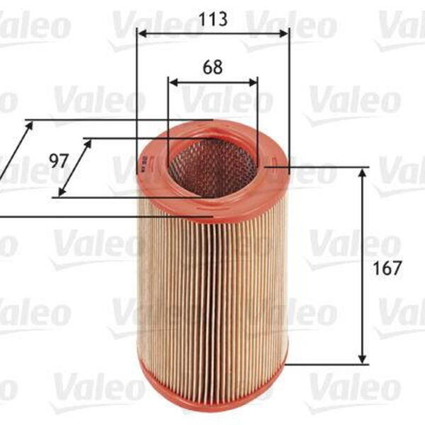 Vzduchový filtr VALEO 585623