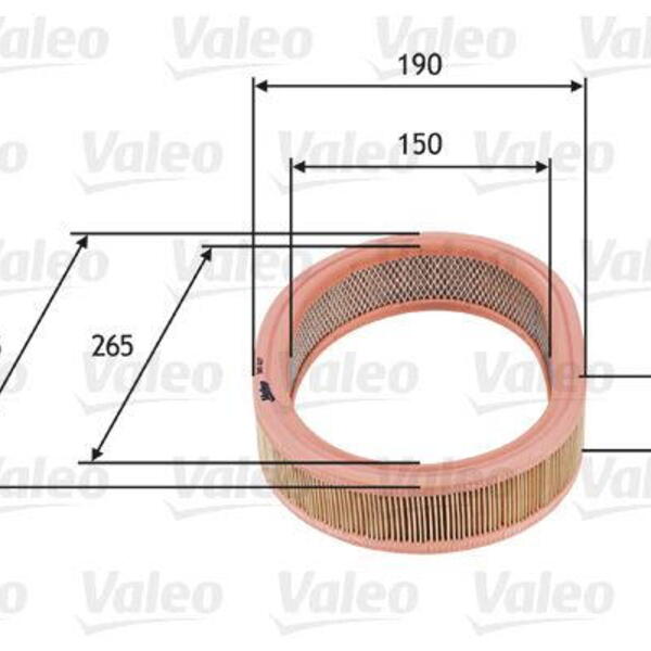 Vzduchový filtr VALEO 585627