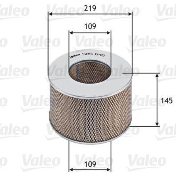 Vzduchový filtr VALEO 585646
