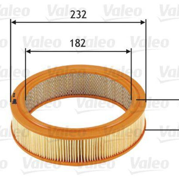 Vzduchový filtr VALEO 585696