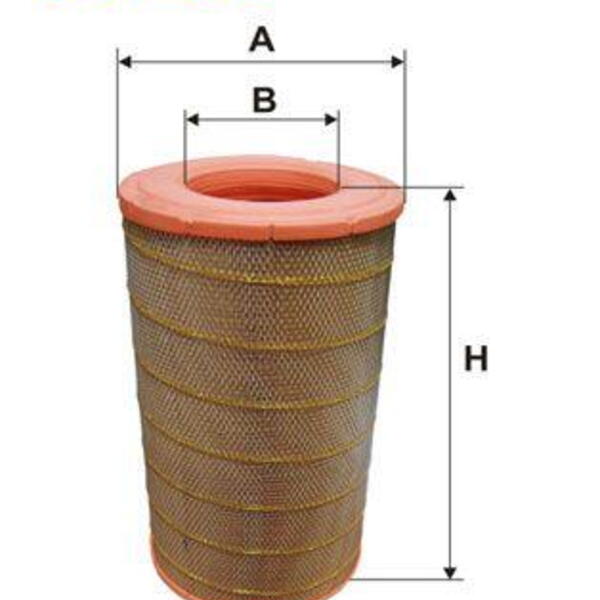 Vzduchový filtr WIX FILTERS 93123E